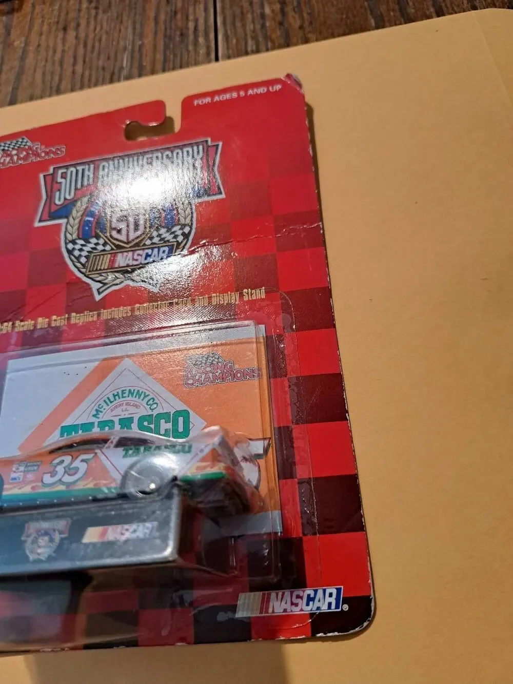 Vintage 1998 Racing Champions Todd Bodine #35 Tabasco NASCAR 1:64 Die Cast Car